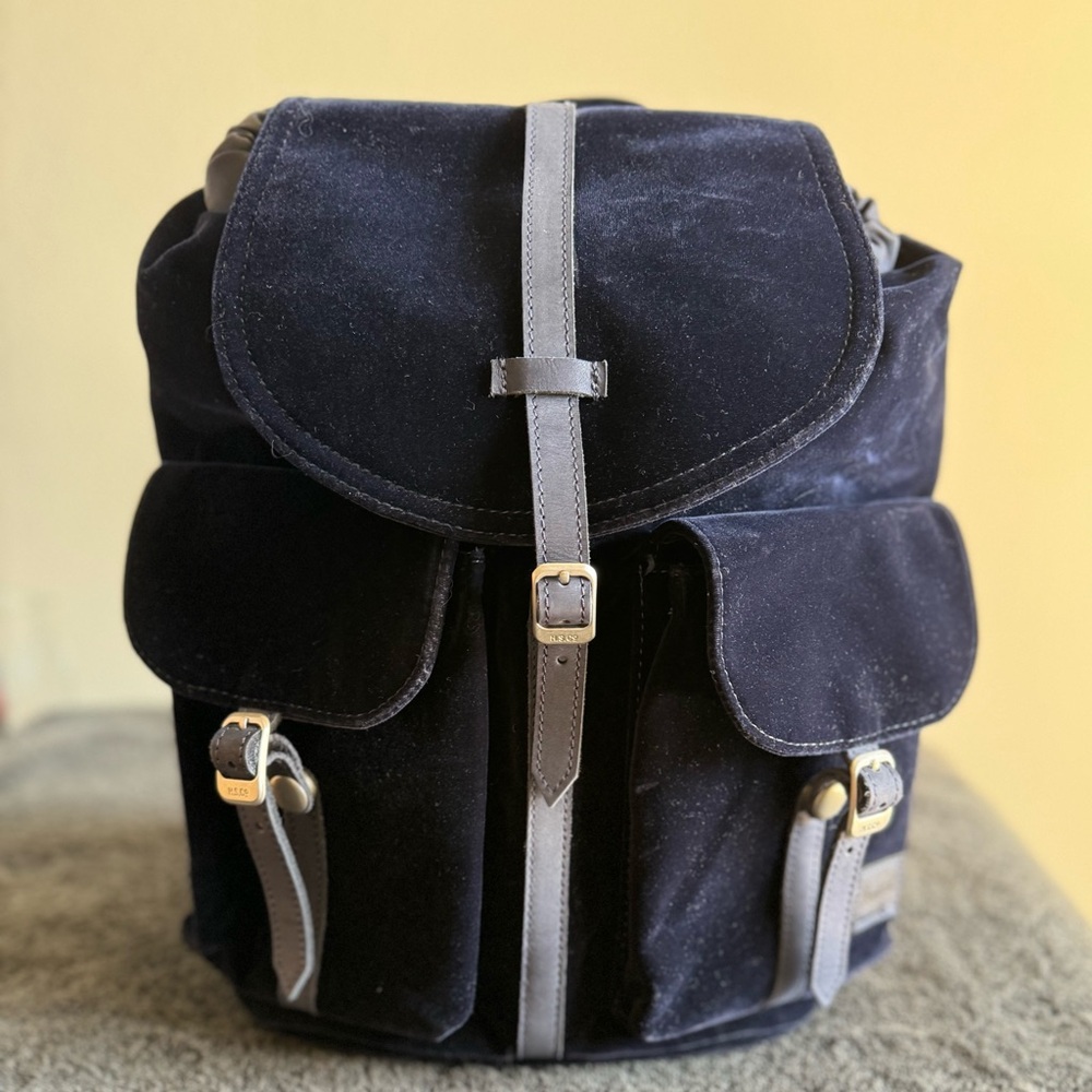 Herschel Dawson Navy Velvet Backpack